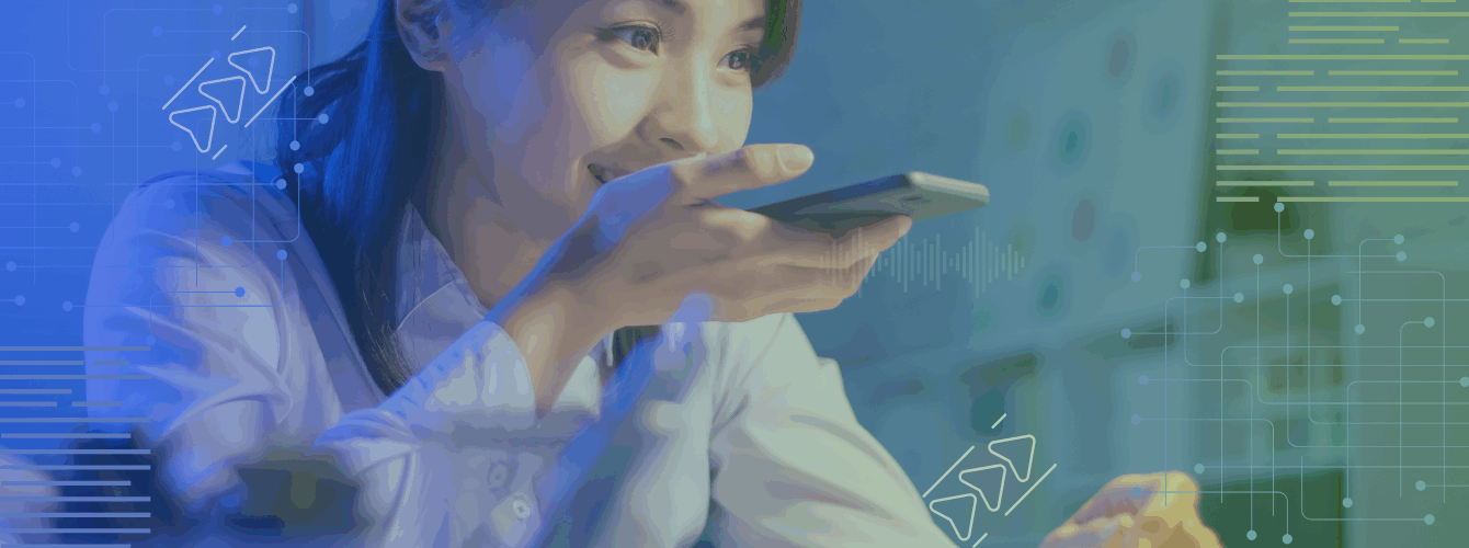 Visual concept of zero-click IT ticketing system powered by AI